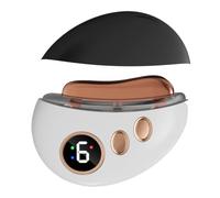 HAGJII Appareil De Massage Pour Le Cou Et Le Visage, Gua Sha Visage Avec Lumière Rouge Et Vibration Réglable à 9 Vitesses Appareil Anti Rides Visage(Noir)