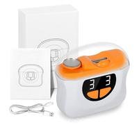 HAGJII Automatique Coupe-Ongles électrique Pour Seniors, Adultes Et Enfants, Lime A Ongle Electrique Avec 3 Vitesses, Pour Ongles épais Des Pieds Et Des Mains, Rechargeable(Orange)