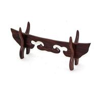 HAGJII Bois Rouge Support en Ivoire Support D'épée Présentoir pour Sabre Artisanat Ornements Bois Massif Support pour Katana Présentoir en Corne De Vache(Approx. 19cm,Chicken Wing Wood)