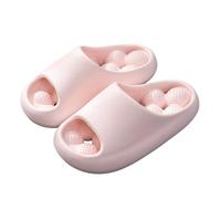 HAGJII Chaussons D'acupression Usage Quotidien Pantoufles De Massage Soulagement De La Fasciite Plantaire Réflexologie Masseur Soulagement Du Stress Pantoufles D'acupression(Pink,39-40 EU)