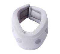 HAGJII Collier cervical Pour Dormir, Soulagement De La Douleur Mousse à Mémoire De Forme Minerve Avec Conception Respirante, Stabilise Les Vertèbres Soutien cervical(M,Gray)