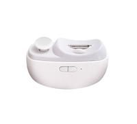 HAGJII Coupe-Ongles Automatique Avec Fonction 2 En 1, Coupe-Ongles électrique, Pour Seniors Et Adultes Lime A Ongle Electrique Avec Lumière Led Et 2 Vitesses(Blanc)