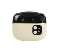 HAGJII Coupe-Ongles Automatique Pour Ongles Des Pieds Et Des Mains, Rechargeable Coupe-Ongles électrique à 2 Vitesses Et Lumière Led Lime A Ongle Electrique(Blanc)