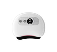 HAGJII Gua Sha Visage Avec Chaleur Et Vibration, Masseur à Lumière Led Pour Raffermir, Rajeunir Et Détendre La Peau Appareil Anti Rides Visage(Blanc)