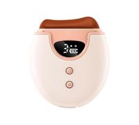 HAGJII Gua Sha Visage Avec Thérapie Par Lumière Rouge Et Vibration, Massage Multifonction Du Visage Pour Lutter Contre Le Vieillissement, Et Traiter La Peau En Profondeur(Brown stone)