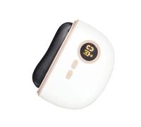 HAGJII Gua Sha Visage Pour Lutter Contre Les Rides, Lifting Du Visage, Poches Sous Les Yeux, Et Raffermissement, Appareil Anti Rides Visage Soin Par Luminothérapie(Black Bian Stone)