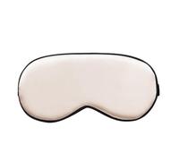 HAGJII Masque De Sommeil Double Face 100% Soie De Mûrier, Masque De Nuit Soie Doux Et Respirant Pour Les Personnes Dormant Sur Le Côté, Masque Yeux Sans Pression Sur Les Yeux(Champagne)