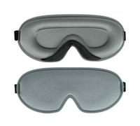 HAGJII Masque De Sommeil Profilé 3D, Pince-Nez Renforcé Pour Bloquer La Lumière, Masque De Nuit Pour Soulagement De La Fatigue Oculaire, Confortable Et Doux Masque Yeux(Gray)