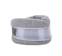 HAGJII Minerve Double épaisseur Ajustable Collier cervical Pour Dormir Soulage La Pression Sur La Colonne Vertébrale, Soutien cervical Pour Soutenir La Colonne cervicale Ergonomique(M,Gray)