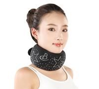 HAGJII Minerve Pour Les Douleurs cervicales Et Le Soutien Collier cervical Pour Dormir Soutien cervical Pour Femmes Et Hommes Soulage La Pression Et Améliore La Posture(Black B)