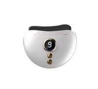 HAGJII Multifonctionnel Outil Gua Sha Visage Massage Avec Lumière Rouge Et Vibration, Appareil Anti Rides Visage Pour Le Corps Entier Remodelage, Raffermissement(Black stone)