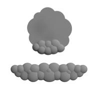 HAGJII Nuage Repose Poignet Clavier Mousse à Mémoire De Forme Tapis De Souris Ergonomique Support De Poignet Base Antidérapante Reposes-Poignets Pour Une Utilisation Prolongée(Gray)