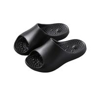 HAGJII Pantoufles De Massage Conception Antidérapante Bain Et Douche Chaussons D'acupression Soulagement De La Douleur Libération Myofasciale Réflexologie Masseur(Noir,40-41 EU)