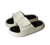 HAGJII Pantoufles De Massage Soutien De La Voûte Plantaire Pantoufles D'acupression Réflexologie Masseur Fasciite Plantaire Soulagement Et Relaxation Chaussons D'acupression(Blanc,36 EU)