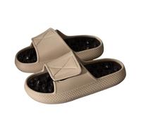 HAGJII Pantoufles De Massage Soutien De La Voûte Plantaire Pantoufles D'acupression Réflexologie Masseur Fasciite Plantaire Soulagement Et Relaxation Chaussons D'acupression(Brown,45 EU)