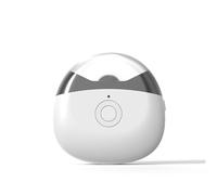 HAGJII Portable Automatique Coupe-Ongles électrique Avec Boîte De Rangement Et Lumière Led, 2 Vitesses Facile à Utiliser Lime A Ongle Electrique Pour Personnes âgées, Enfants, Adultes(Gray)