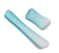 HAGJII Repose Poignet Clavier D'ordinateur Mousse à Mémoire De Forme Ergonomique Reposes-Poignets Avec Base Antidérapante Support De Poignet Ensemble Tapis De Souris(G)