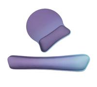 HAGJII Repose Poignet Clavier D'ordinateur Mousse à Mémoire De Forme Ergonomique Reposes-Poignets Avec Base Antidérapante Support De Poignet Ensemble Tapis De Souris(H)
