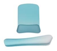HAGJII Repose Poignet Clavier D'ordinateur Mousse à Mémoire De Forme Ergonomique Reposes-Poignets Avec Base Antidérapante Support De Poignet Ensemble Tapis De Souris(R)