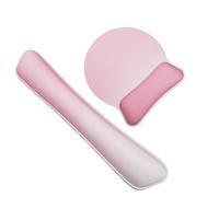 HAGJII Repose Poignet Clavier D'ordinateur Mousse à Mémoire De Forme Ergonomique Reposes-Poignets Avec Base Antidérapante Support De Poignet Ensemble Tapis De Souris(L)