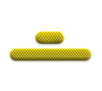 HAGJII Repose Poignet Clavier D'ordinateur, Silicone Support De Poignet, Tapis De Souris Ergonomique Pour Le Bureau, La Maison Et Le Soulagement De La Douleur(Jaune)