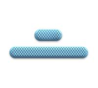 HAGJII Repose Poignet Clavier D'ordinateur, Silicone Support De Poignet, Tapis De Souris Ergonomique Pour Le Bureau, La Maison Et Le Soulagement De La Douleur(Bleu)