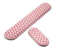 HAGJII Repose Poignet Clavier Love Silicone Support De Poignet Pour Clavier D'ordinateur, Ensemble Tapis De Souris Pour Soulagement De La Douleur Reposes-Poignets(Pink)