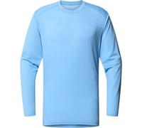 Haglöfs - Kaise Wool LS Tee - T-shirt en laine mérinos homme Sky Blue - XXL