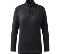 T-shirt Haglöfs Korp Mid Half Zip manches longues noir charbon femme - XS