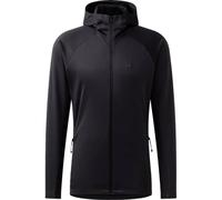Haglöfs - Polaire à capuche en fibres recyclées - Korp Mid Hood M True Black pour Homme - Taille L - Noir Noir L