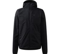 Haglöfs - Veste de randonnée légère et déperlante - L.I.M Mimic Barrier Hood M True Black pour Homme en Softshell - Taille S - Noir Noir S