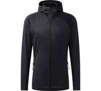 Haglöfs - Polaire à capuche en fibres recyclées - Korp Mid Hood M True Black pour Homme - Taille M - Noir Noir M