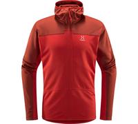 Haglöfs - Roc Flash Mid Hood - Polaire homme Corrosion / Zenith red - L