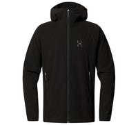 Haglofs - Veste de randonnée - Rosson Softshell Hood Men True Black pour Homme en Softshell - Taille M - Noir Noir M