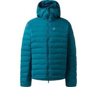 Haglöfs - Doudoune en duvet naturel - Spitz Down Hood M Deep Teal pour Homme - Taille L - Bleu Bleu L