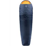 Haglöfs - Tarius Lite +8 - Sac de couchage Midnight Blue / Tangerine - 190 cm - Ouverture gauche
