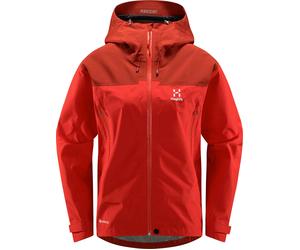 Haglöfs - Veste d'alpinisme 3 couches en GORE-TEX - ROC Flash GTX Jacket W Poppy red/Corrosion pour Femme - Taille S - Rouge Rouge S