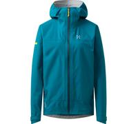 Haglöfs - Veste de randonnée imperméable - L.I.M Airak 2,5L Jacket W Deep Teal pour Femme - Taille L - Bleu Bleu L