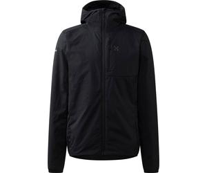Haglöfs - Veste de randonnée légère et déperlante - L.I.M Mimic Barrier Hood M True Black en Softshell - Taille XL - Noir Noir XL