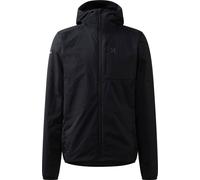Haglöfs - Veste de randonnée légère et déperlante - L.I.M Mimic Barrier Hood M True Black pour Homme en Softshell - Taille L - Noir Noir L