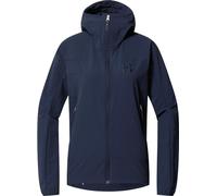 Haglöfs - Veste de randonnée - Rosson Softshell Hood Women Tarn Blue pour Femme en Softshell - Taille L - Navy Navy L