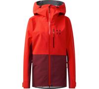 Haglöfs - Veste de ski/snowboard 3 couches - Alper Proof Jacket W Tech Red/Carmine Red pour Femme - Taille M - Rouge Rouge M
