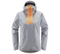 Haglöfs - Women's L.I.M GTX Jacket - Veste imperméable - L - concrete / soft orange