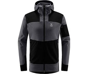 HAGLOFS 605055_2CT ASTRAL HOOD Jacket Homme TRUE BLACK/MAGNETITE Taille S