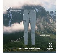 HAGLOFS 606251_216 ROC Lite Slim Pants Femme Steel Blue Taille 36