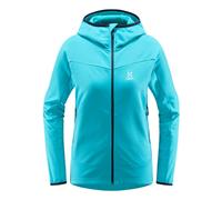 Haglofs Frost Mid Hood Femme Turquoise - Vêtements polaires outdoor femmes M