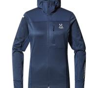 Haglöfs L.I.M Mid Multi Hood Femmes Pulls M Bleu foncé