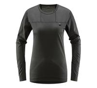 Haglofs Natural Blend Tech Crew Neck Femme Noir - Base-layers outdoor femmes S