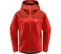 Haglofs - Veste d'alpinisme 3 couches en GORE-TEX - ROC Flash GTX Jacket W Poppy red/Corrosion pour Femme - Taille L - Rouge Rouge L