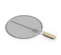HAGO Grille de barbecue en acier inoxydable - Rond - Diamètre 54,5 cm - Grille de rechange - Universelle - Avec poignées - Acier inoxydable massif - Barbecue à gaz - Barbecue à charbon